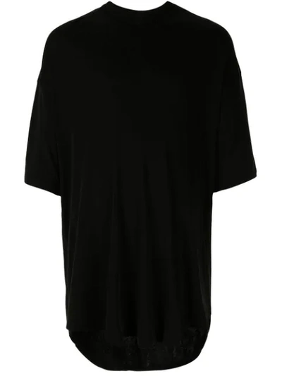 Julius Oversized Short-sleeve T-shirt In 黑色