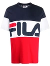 Fila Branded Crew Neck T-shirt In Blue