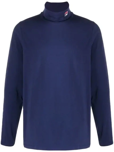Fila Logo Detail Jumper In Blue