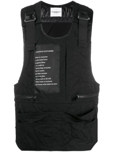 Takahiromiyashita The Soloist Body Armor Vest In Black