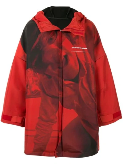 Undercover A Clockwork Orange Print Jacket In Red