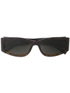 Saint Laurent Tortoiseshell Effect Sunglasses In Brown