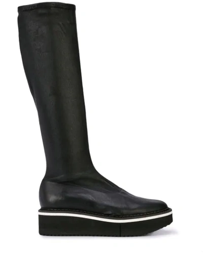 Clergerie Boya Knee Length Boots In Black