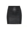 Stouls Rita Leather Miniskirt In Black