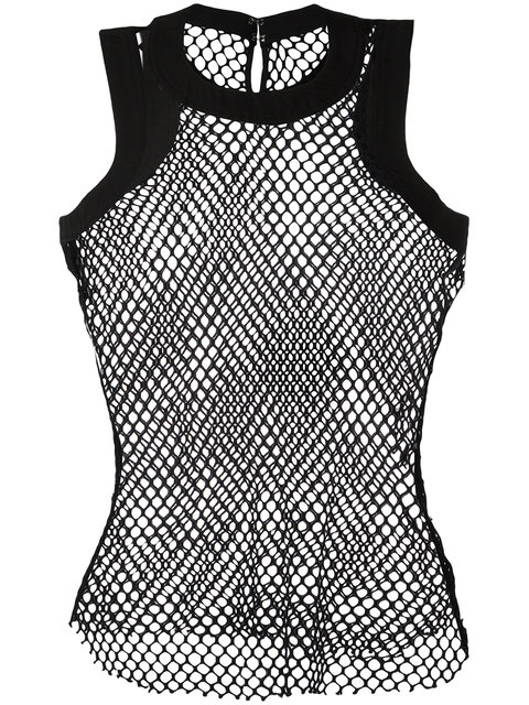 fishnet tank top womens