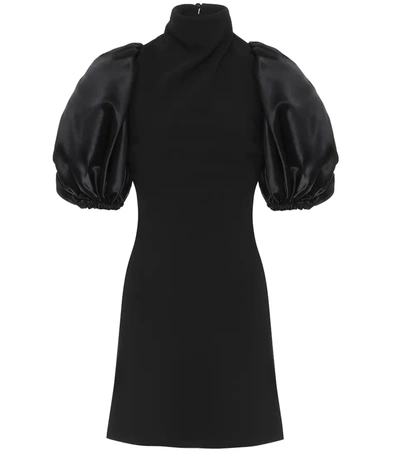 Ellery Epic Saga Detachable-sleeve Halterneck Mini Dress In Black