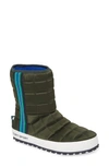 Tory Sport Women's Waterproof Quilted Boots In Conifer/ Multi