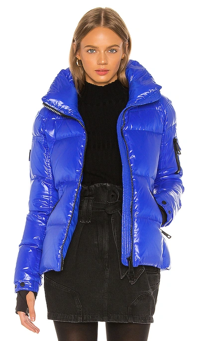 Sam Freestyle Puffer Jacket In Light Royal