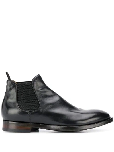 Officine Creative Emory 12 Chelsea Boots In Black