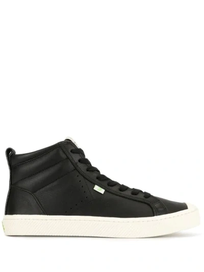 Cariuma Oca High Black Premium Leather Sneaker