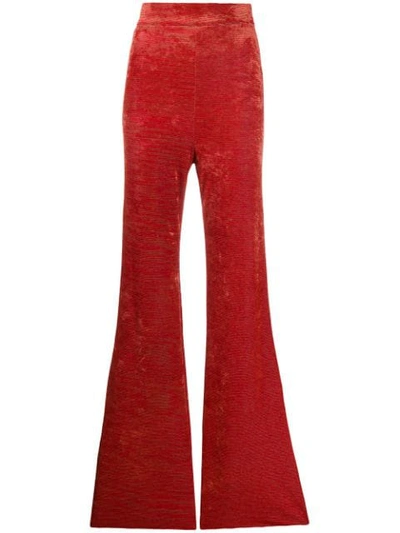 Ellery Ausgestellte Samthose In Red
