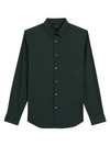 Theory Men's Sylvain Wealth Button-down Shirt In Vetiver