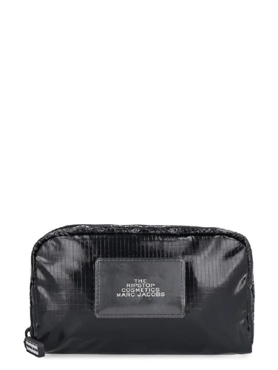 Marc Jacobs The Ripstop Nylon Wash Bag In Black