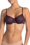 Dkny Lace Underwire Demi Bra (a-dd Cups) In Q3i/auberg