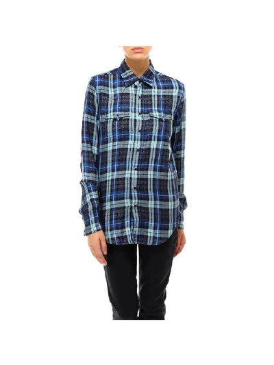 Saint Laurent Shirt In Blue