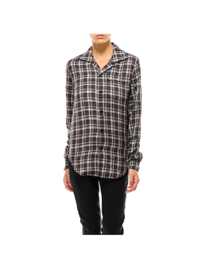 Saint Laurent Shirt In Brown