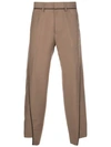 Lanvin Deconstructed Cropped Trousers In Rmtr0007h19