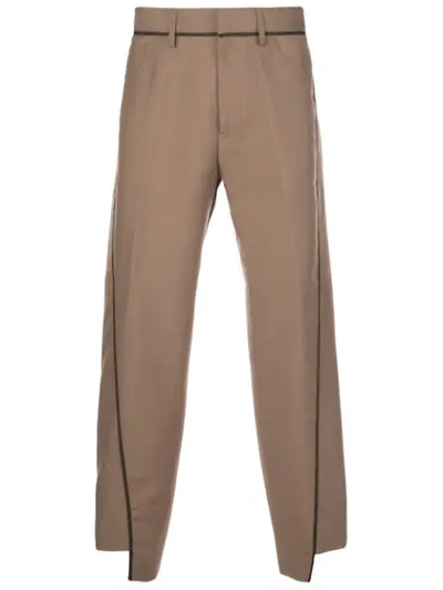 Lanvin Deconstructed Cropped Trousers In Rmtr0007h19