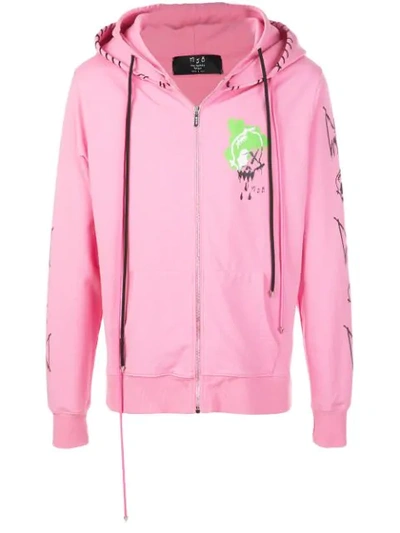 Mjb Marc Jacques Burton Kapuzenjacke Mit Print In Pink