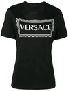 Versace 90s Vintage Logo T-shirt In Black