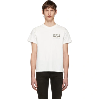 Phipps Crew-neck Logo T-shirt In White