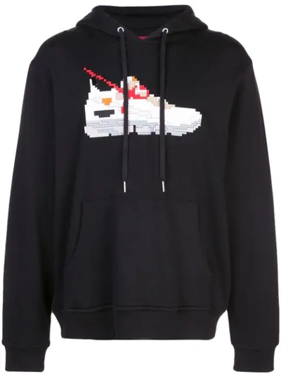 Mostly Heard Rarely Seen 8-bit White Gear Hoodie In Black