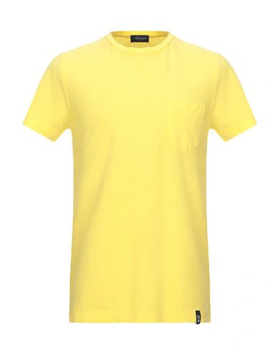 Drumohr T-shirts In Yellow