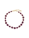 Goossens Cabochons Crystal-embellished Necklace In Gold