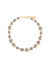 Goossens Cabochons Embellished Necklace In Gold