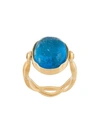 Goossens Cabochons Oval Ring In Gold