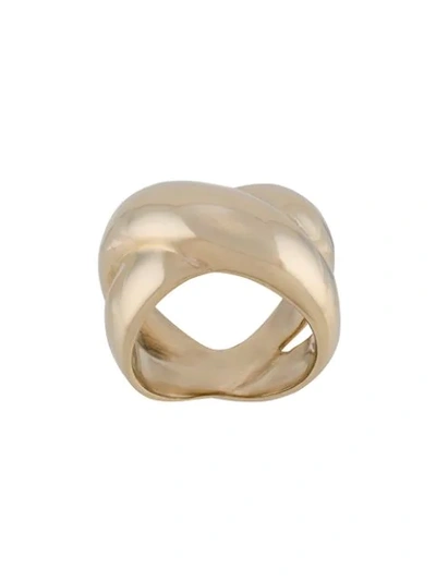 Goossens Lhassa Intertwined Ring In Gold