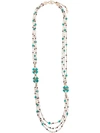 Goossens Trèfle Sautoir Necklace In Metallic
