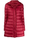 Peuterey Sobchak Mq Quilted Coat In Red