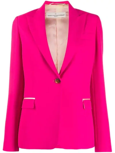 Golden Goose Peaked Lapels Blazer In Pink