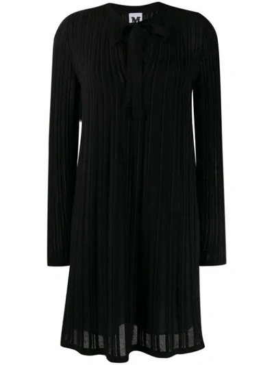 M Missoni Key-hole Neckline Dress In Black