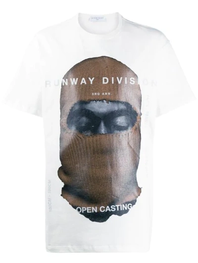 Ih Nom Uh Nit 'runway Division' Print T-shirt In White