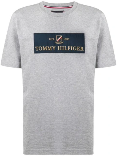 Tommy Hilfiger Iconic Organic Cotton Graphic T-shirt In Grey