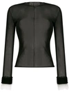Philosophy Di Lorenzo Serafini Sheer Construction Jumper In Black