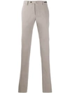 Pt01 Slim-fit Chino Trousers In Grey