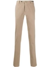 Pt01 Slim-fit Chino Trousers In Neutrals