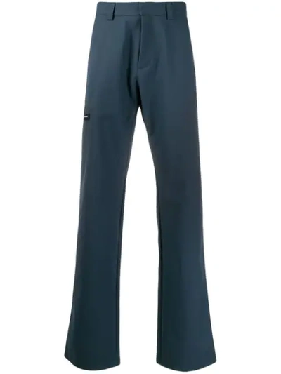 Affix Loose Fit Trousers In Blue
