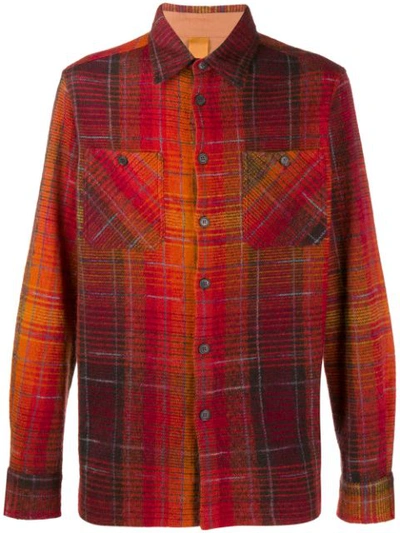 Missoni Long Sleeved Shirt In Red