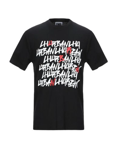 Lhu Urban T-shirts In Black