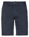 Sun 68 Man Shorts & Bermuda Shorts Midnight Blue Size 30 Cotton, Elastane In Navy Blue