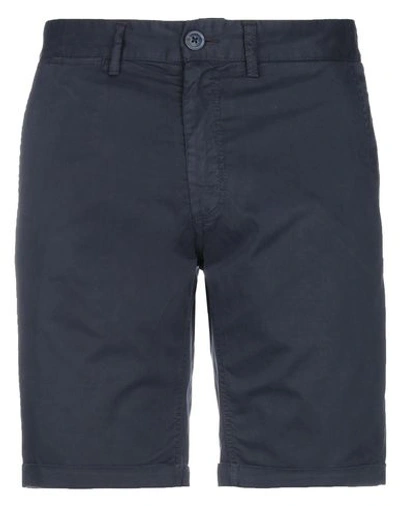Sun 68 Man Shorts & Bermuda Shorts Midnight Blue Size 30 Cotton, Elastane In Blue