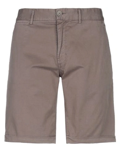 Sun 68 Man Shorts & Bermuda Shorts Lead Size 30 Cotton, Elastane In Grey