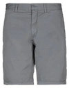 Sun 68 Man Shorts & Bermuda Shorts Grey Size 29 Cotton, Elastane