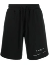 Ih Nom Uh Nit Black Cotton Track Shorts