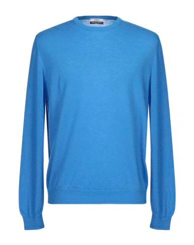 Fedeli Cashmere Blend In Azure