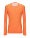 Grey Daniele Alessandrini Sweater In Orange